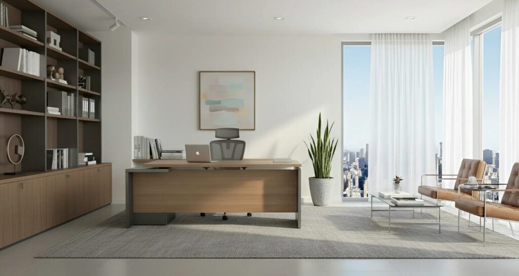 Exkluzív vezetői irodabútor választási segédlet – 7 kérdés, amelyet érdemes végiggondolni 6 Noori exkluzív vezetői irodabútor