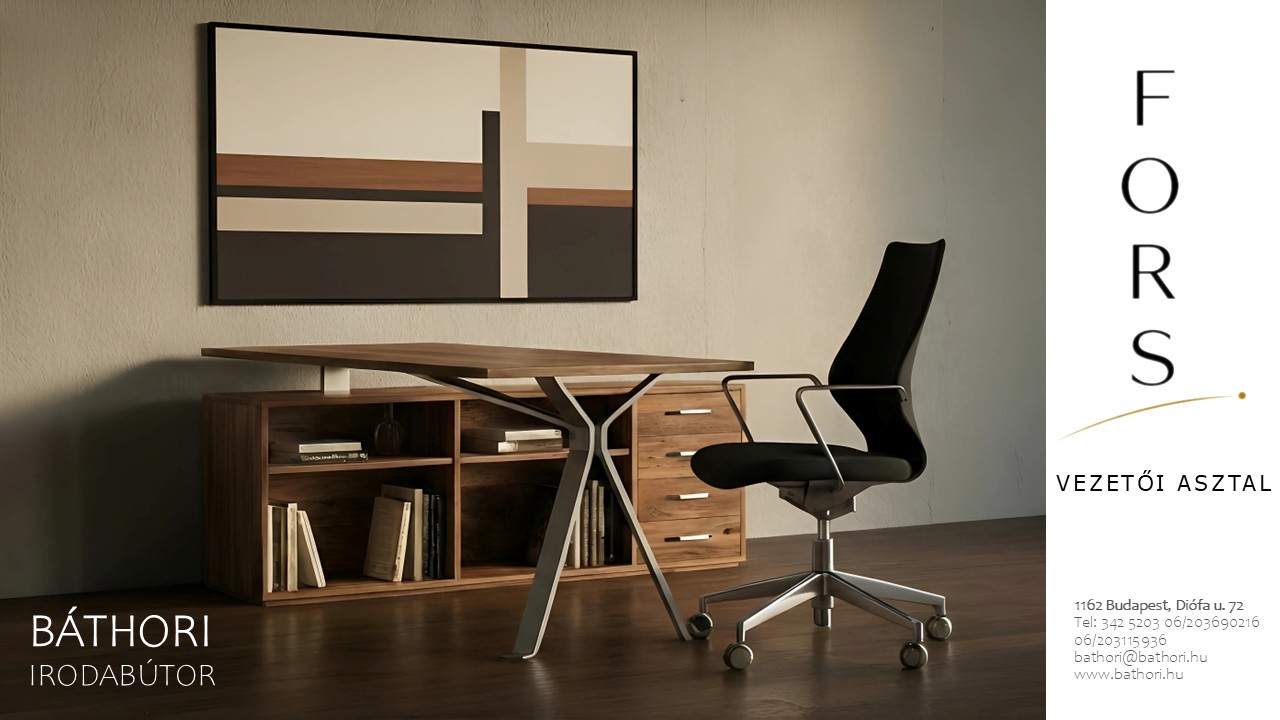 FORS vezetői íróasztal katalógus