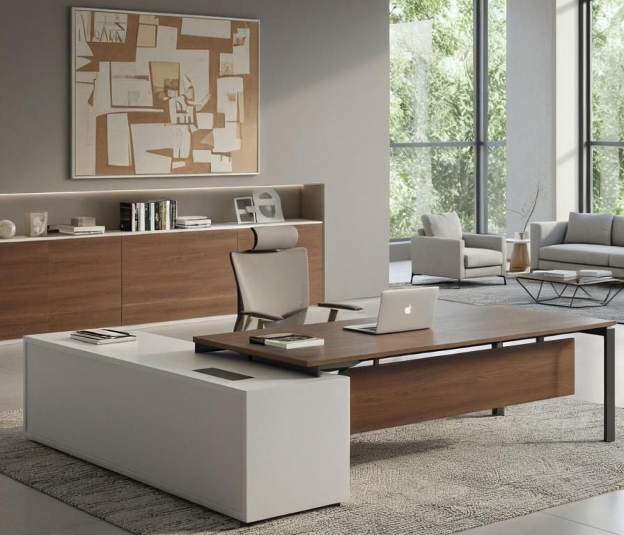 Mekkora íróasztal ideális egy 20–25 m²-es vezetői irodába