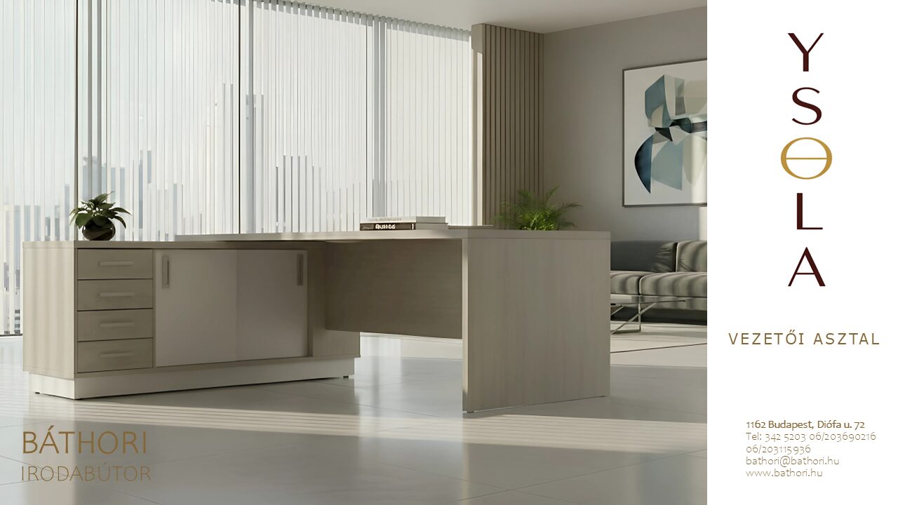 YSOLA vezetői íróasztal katalógus