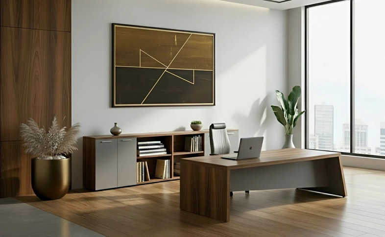 FREYA vezetői íróasztal termékcsalád