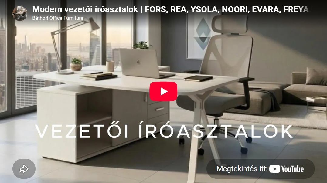 Modern vezetői íróasztalok prémium vezetői irodákban